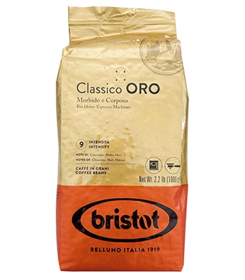 CAFFE' IN GRANI ORO BRISTOT 1 kg CAFFE' IN GRANI ORO BRISTOT 1 kg