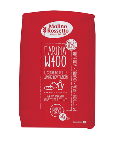 FARINA TIPO 00 W400 MOLINO ROSSETTO 5 kg 