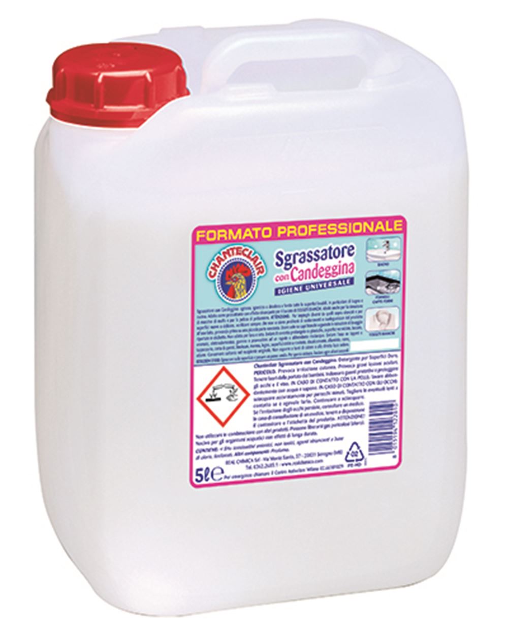 SGRASSATORE UNIVERSALE CANDEGGINA CHANTECLAIR 5 l 