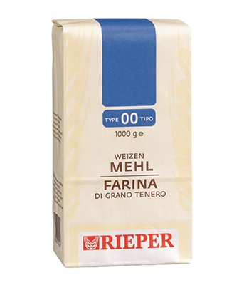 FARINA BIANCA 00 TIPO BLU RIEPER 1 kg FARINA BIANCA 00 TIPO BLU RIEPER 1 kg