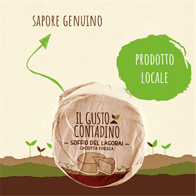 <STRONG>SOFFIO DEL LAGORAI</STRONG><BR>CACIOTTA FRESCA