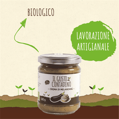 <STRONG>CREMA DI MELANZANE</STRONG><BR>BIOLOGICA