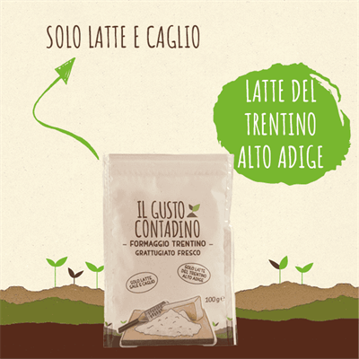 <STRONG>FORMAGGIO TRENTINO</STRONG><BR>GRATTUGIATO FRESCO