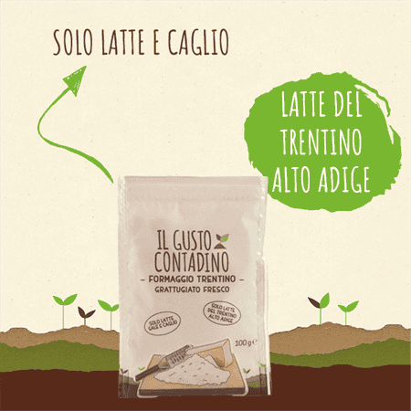 <STRONG>FORMAGGIO TRENTINO</STRONG><BR>GRATTUGIATO FRESCO