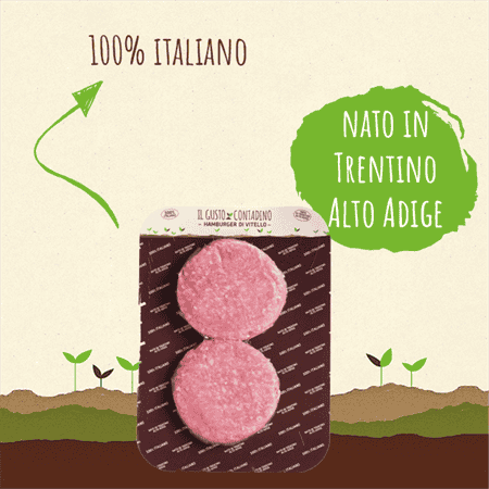<STRONG>HAMBURGER DI VITELLO</STRONG><BR>100% ITALIANO
