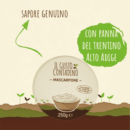 <STRONG>MASCARPONE</STRONG><BR>CON PANNA DEL TRENTINO ALTO ADIGE
