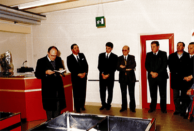 1987 - Inaugurazione del supermercato di Egna.