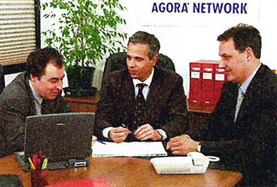 2000 - Maurizio Gattiglia, Antonio Tirelli e Marcello Poli