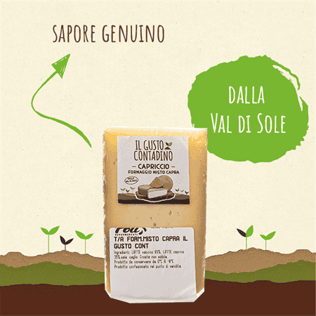<STRONG>CAPRICCIO</STRONG><BR>FORMAGGIO MISTO CAPRA