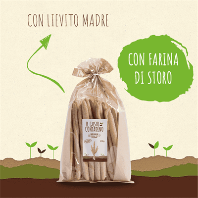 <strong>GRISSINI</STRONG><br>CON FARINA DI STORO