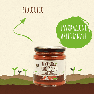 <STRONG>SUGO PRONTO</STRONG><BR>POMODORO E PEPERONCINO