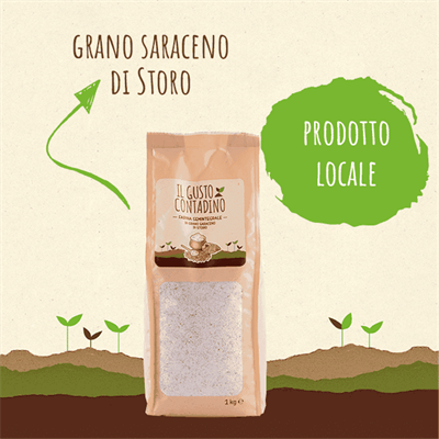 <STRONG>FARINA SEMINTEGRALE</STRONG><BR>DI GRANO SARACENO DI STORO