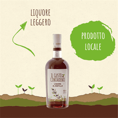 <strong>LIQUORE</strong><br>AL MIRTILLO
