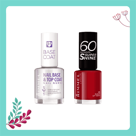 <STRONG>SMALTO RIMMEL</STRONG><BR>Nail care 5in1 + smalto 60''<br><s>4,90€</s><strong> 3,90€</strong>